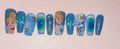 Princess passion handmade press on nails